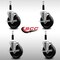 Service Caster 5'' SS Phenolic Swivel 7/8'' Expanding Stem Caster Set with Brake, 4PK SCC-SSEX20S514-PHS-TLB-78-4 - alternate 3